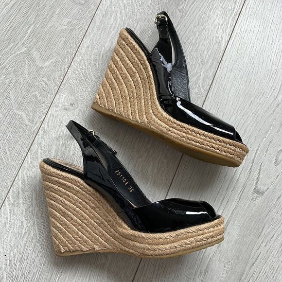 Gucci Platform Sandals Patent Leather Size 36 - Picture 13 of 15